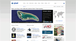 Desktop Screenshot of gisat.cz