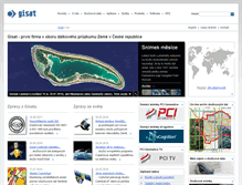 Tablet Screenshot of gisat.cz